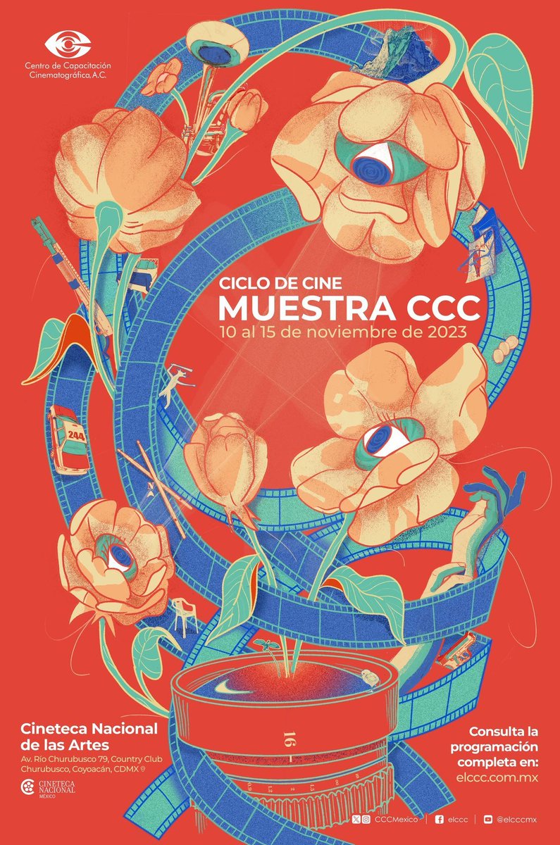 cinent's tweet photo. Hoy concluye la #MuestraCCC2023 @CCCMexico en #CinetecaCENART aquí más información https://t.co/uf5NtHrY2N https://t.co/EMog3ZomqD
