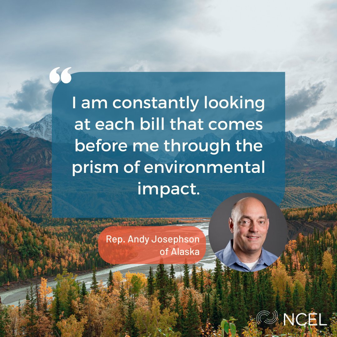 National Caucus of Environmental Legislators (@ncelenviro) on Twitter photo 🌟Our Legislator Spotlight series shines a light on Alaska State Representative Andy Josephson! Dive into <a href="/RepAndyJ/">Andy Josephson</a>'s environmental work in our latest #NCELSpotlight.
Learn more: ncelenviro.org/articles/repre… 🌟Our Legislator Spotlight series shines a light on Alaska State Representative Andy Josephson! Dive into <a href="/RepAndyJ/">Andy Josephson</a>'s environmental work in our latest #NCELSpotlight.
Learn more: ncelenviro.org/articles/repre…