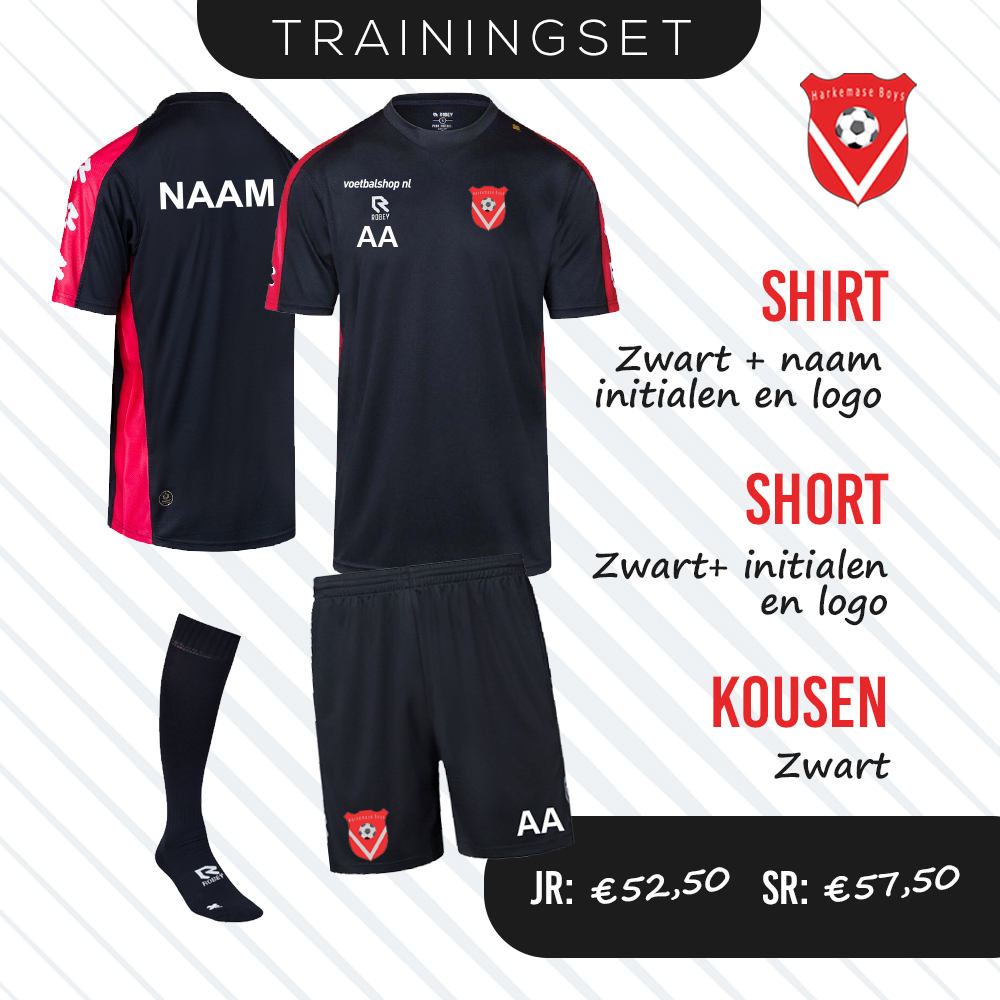 HarkemaseBoys's tweet photo. 👉🎁 SINTERKLAASTIP!

Bestel nu je nieuwe trainingsset!

Wil je er de komende tijd in stijl trainen, ben je uit je vorige trainingsset gegroeid of wil je een leuk en uniek kado geven?

Bestel dan snel de nieuwe trainingsset van Harkemase Boys!

🔗 https://t.co/ewNlkjJvyv https://t.co/4waa3aSFOQ