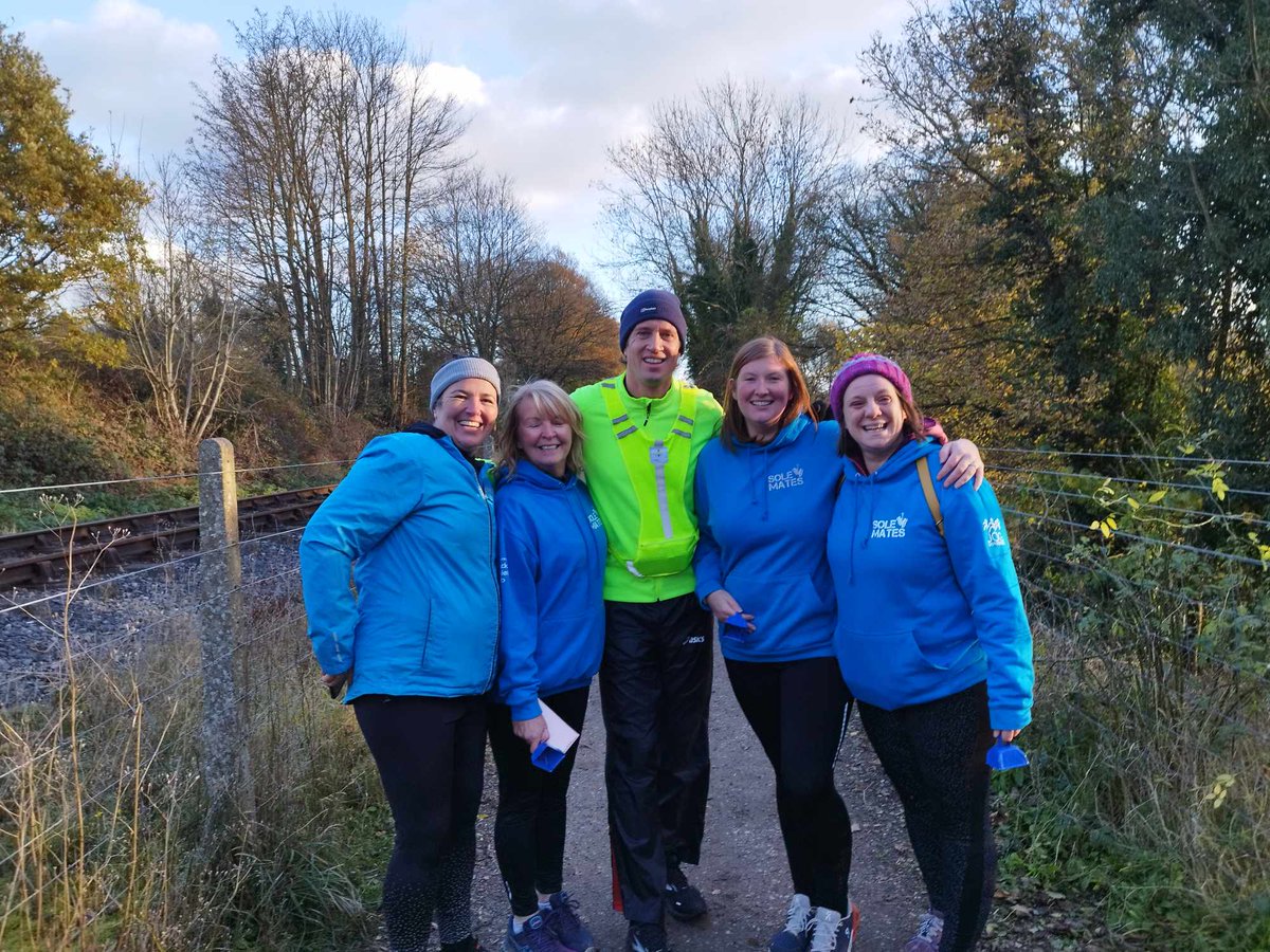 Groups joined Vernon Kay on his ultra marathon challenge for Children in Need.
Sole Mates, Borrowash Jolly Joggers and Little Eaton Runners all joined him on his journey, whilst others enjoyed waves, hand shakes and high fives.