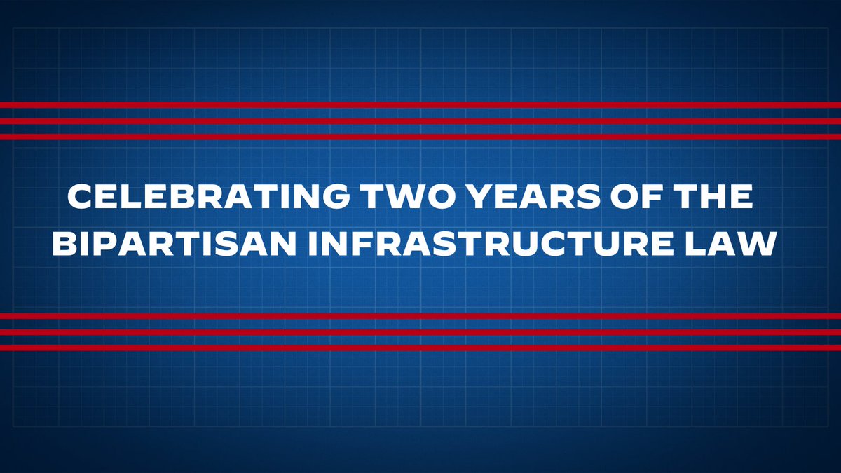 2 years ago today, @POTUS signed the #Bipartisan Infrastructure Law. It is strengthening transportation safety, boosting our economy and creating more livable communities—all while creating good-paying jobs. We've reaped the rewards in #MD02 and we’re just getting started.