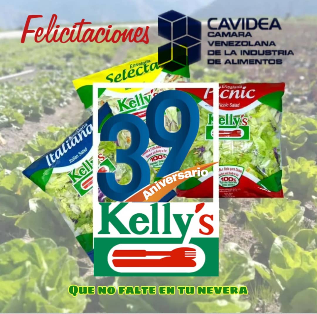 Felicitaciones por alcanzar estos 3️⃣9️⃣ años 🥳 dedicados a la producción, procesado y comercialización de vegetales, trabajando arduamente para ofrecer el mejor producto 🥗 @kellys_vegetales
Que este viaje de éxito empresarial continúe en los próximos años 🙏