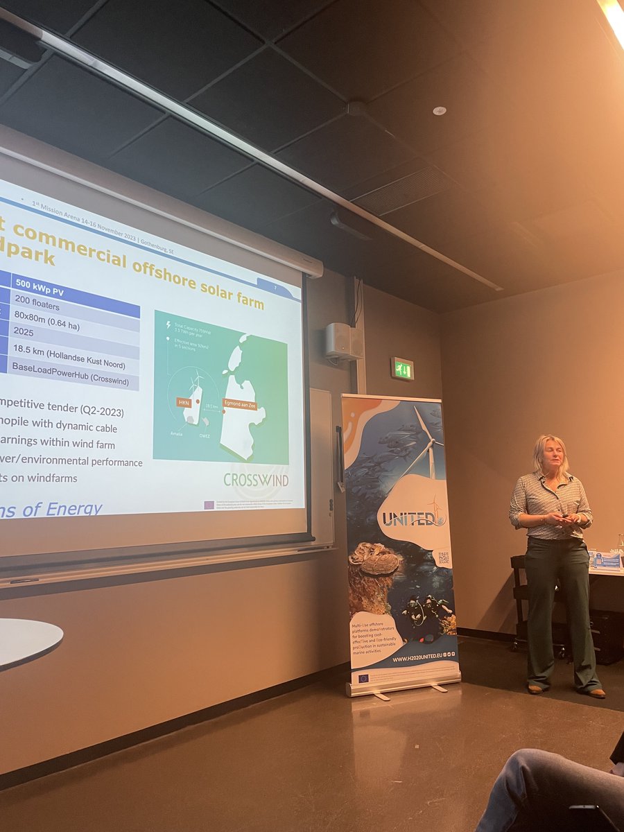 lukiccivana's tweet image. Just out of #MissionOceanArena1 📢
Netherlands&apos; first commercial @oceans_ofenergy offshore solar within a wind farm goes operational by 2025! Aim ➡️ Scale up to energy islands in the North Sea 
@H2020United @eu_scores #RenewableEnergy #OffshoreInnovation