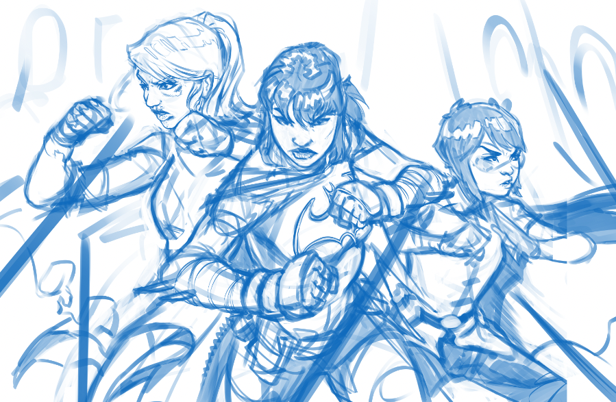 「I never post my roughs here but I have n」|Paris Alleyneのイラスト