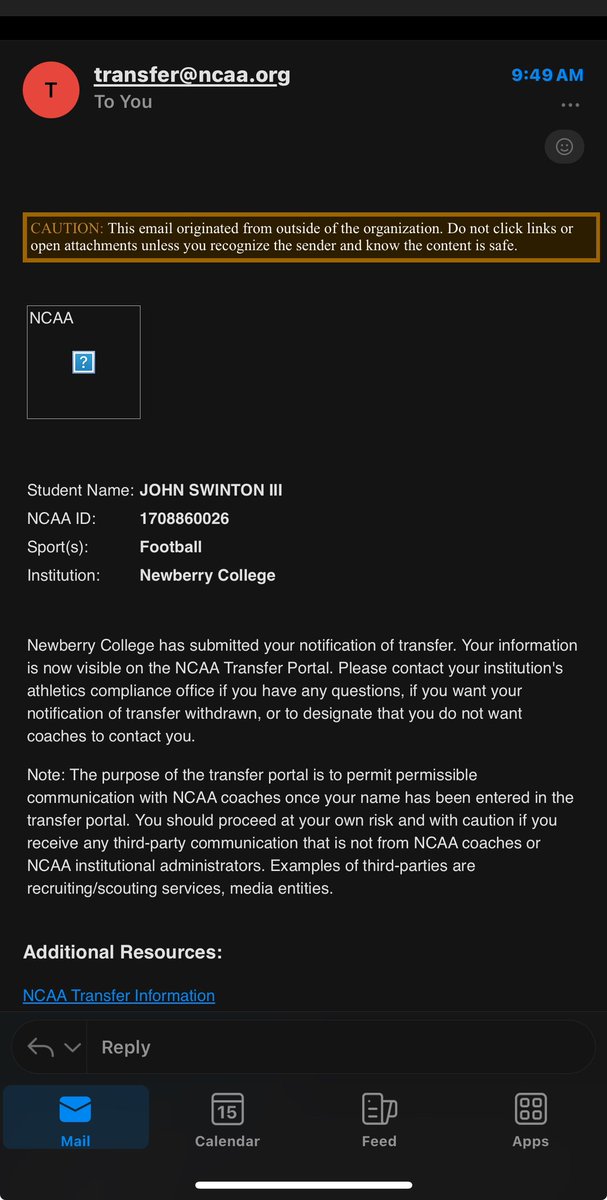 JohnSwintonIII's tweet photo. I’ve officially entered the transfer portal as a graduate transfer. 
- May Graduate
- 1 year of eligibility remaining 
- 5’11 195lbs Runningback 
- 2x conference champ https://t.co/8G8PNRxdP0