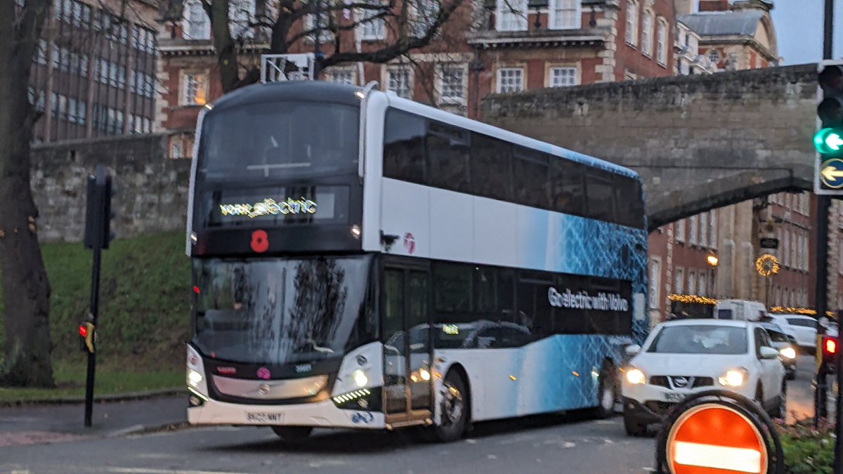 This bus is having a temporary exchange with First York 36515 which did a temp transfer to First South Yorkshire, this bus will be doing service in York in the next coming days. Here is First York 39601 (BV23NNT) Volvo B7L DD doing some test run