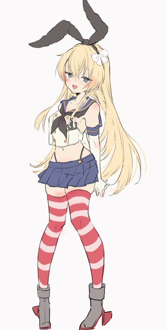 ふわふわうさみみ島風❄︎ アクスタ案 