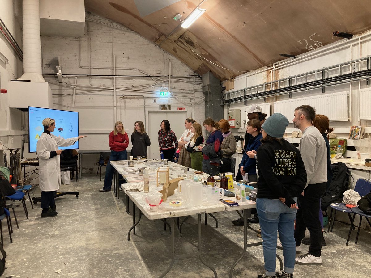 creativefutur16's tweet image. We&apos;re delighted to have our first Neomateria workshops kick-off today in @NCAD_Dublin with specialist facilitators: Laura Civetti &amp;amp; Zsofia Kollar @Materfad as part of #IrishDesignWeek2023! 

Join our in-person and online talk taking place tomorrow at 5pm: creativefuturesacademy.ie/events/design-…