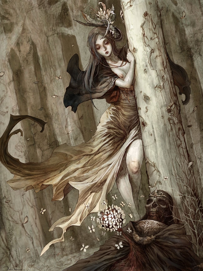 「witch   personal work   photoshop 」|tahraのイラスト