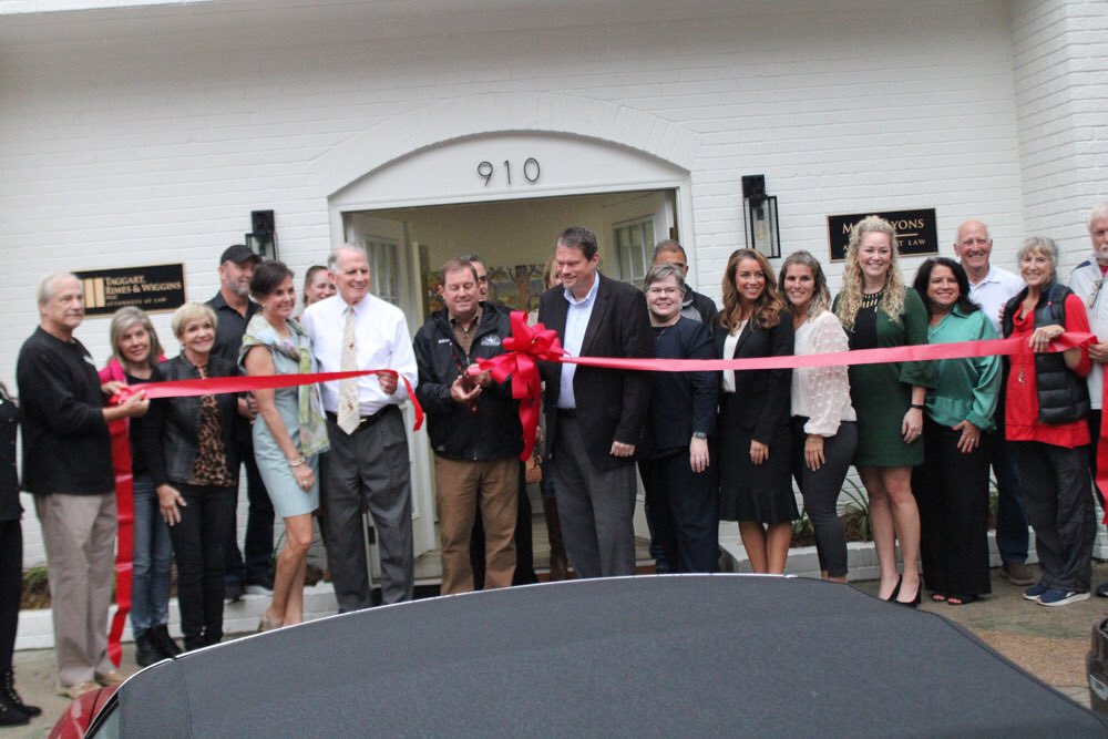 We cut the ribbon on @TRWLawyers new Ocean Springs offices yesterday. Thank you, Mayor Kenny Holloway!