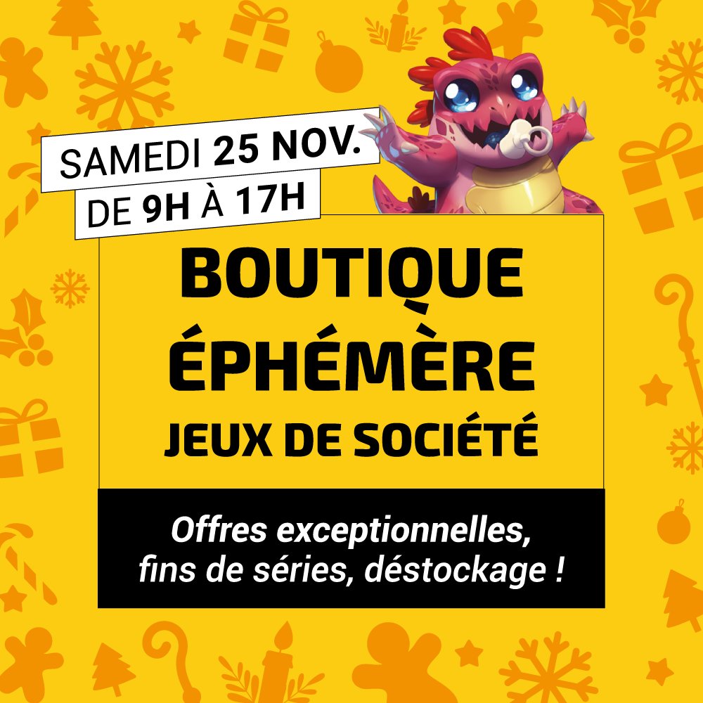 ✨ RDV LE 25 NOVEMBRE ✨
Nous ouvrirons les portes de notre entrepôt à #Heillecourt (54) pour vous accueillir dans la bonne humeur ! Notez la date et profitez de notre Boutique Éphémère.
✅ Entrée libre
📍 9 Avenue des Érables 54180 Heillecourt
⏰ De 9h à 17h

#IELLO #jds #j2s