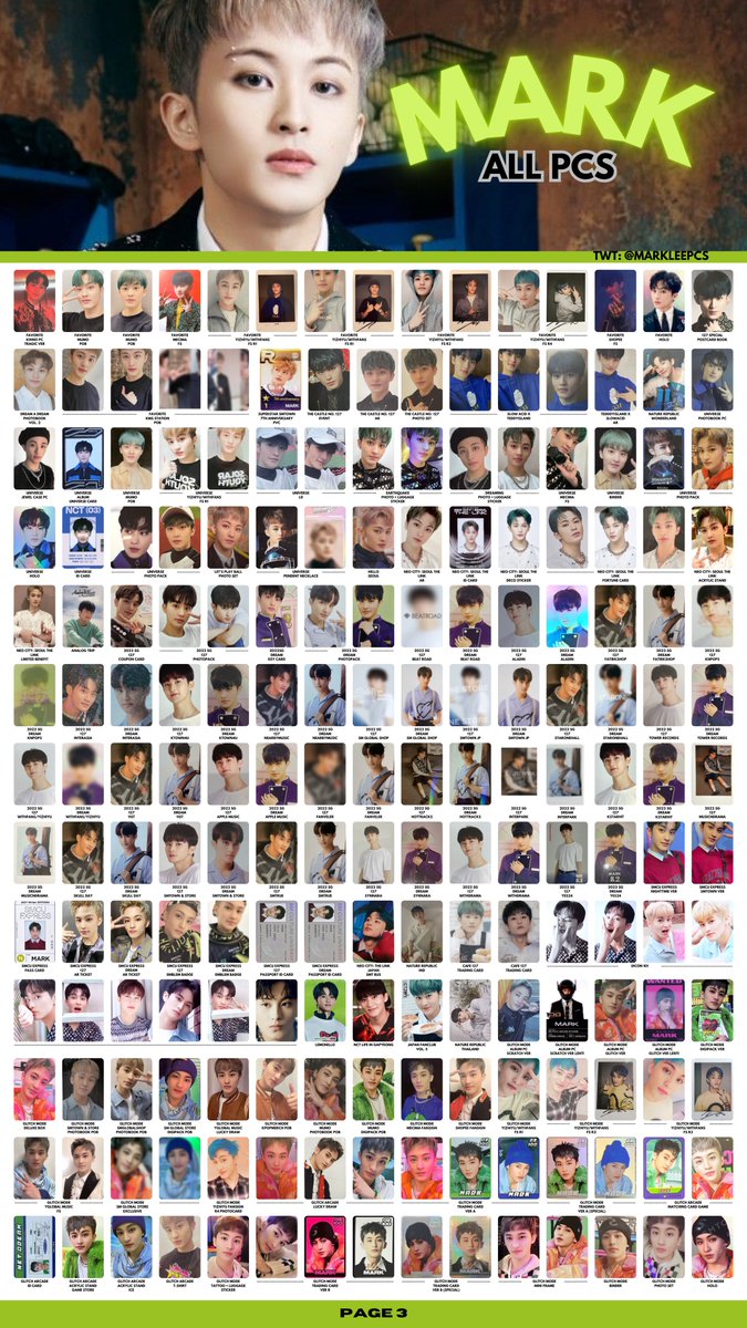 🐯 MARK LEE PCS 엔시티 마크 포카리스트 nct 127 nct dream wishlist