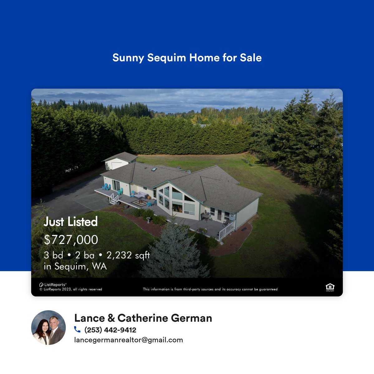 SequimWAGermans's tweet photo. I'm delighted to bring this 3-bd, 2-ba property in Sequim to market!
58 Cozy Lane, Sequim Washington 98382
#newlisting #newlistings #listreports #newlistingsalert #houseexpert #realestate #realtor #realestateagent #home #house #househunting #newlistingalert #newhomesforsale https://t.co/w7zVWo9sku