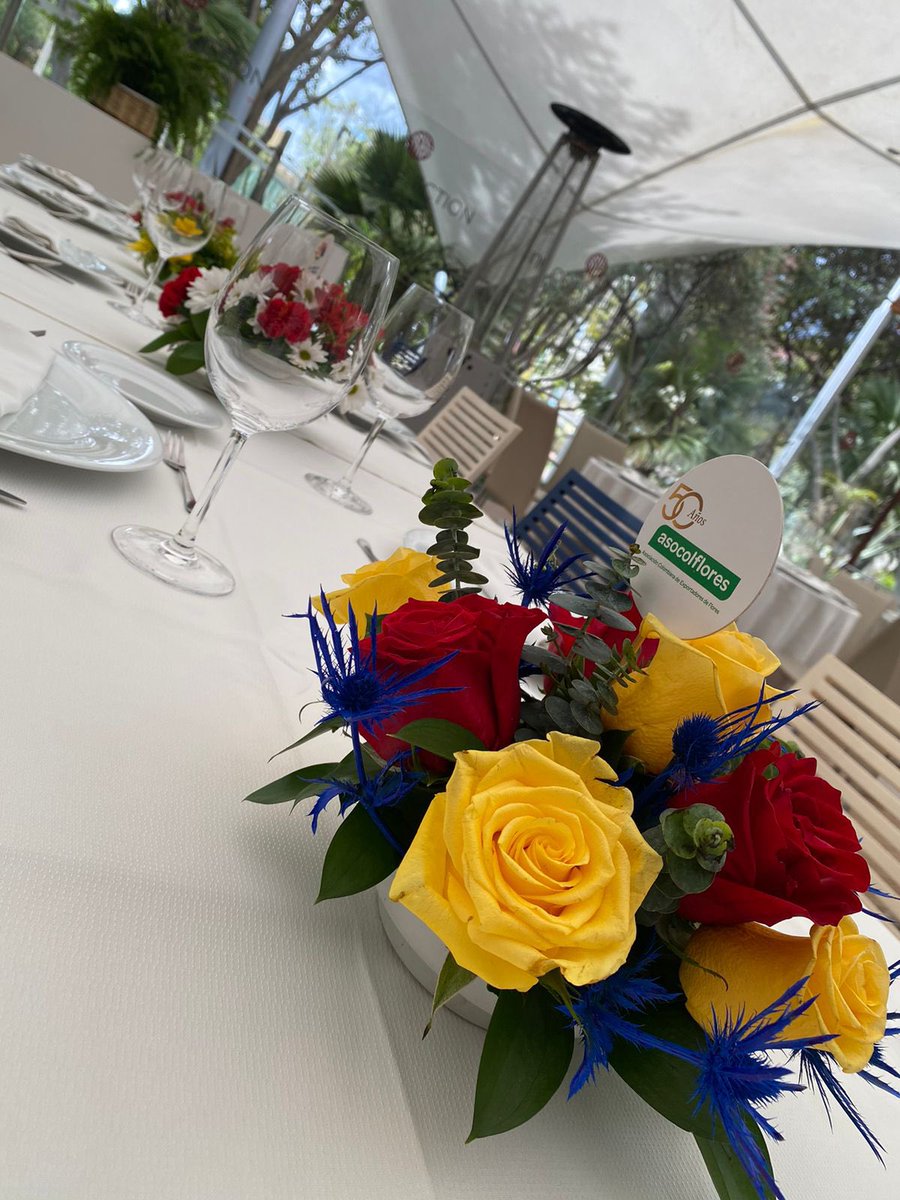 #Aestahora Nuestras Flores de Colombia visten de color, belleza y diversidad el XII Diálogo Canadá Colombia 2023 en Bogotá, organizado por la #CamaradeComercioColomboCanadiense ✨💐 #DiversidadQueInspira #FlowersOfColombia #Asocolflores