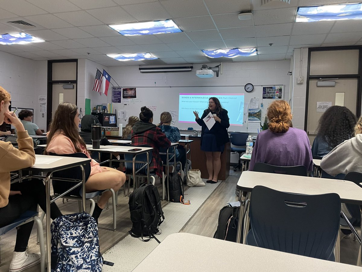 Chemistry students <a href="/HumbleISD_KHS/">Kingwood High School</a> had the opportunity to engage in <a href="/PrismsOfReality/">Prisms of Reality</a> bonding experience to learn how to make insulin more affordable. #LearnByDoing #ALLstudentsAREscientists #KingwoodALLIN