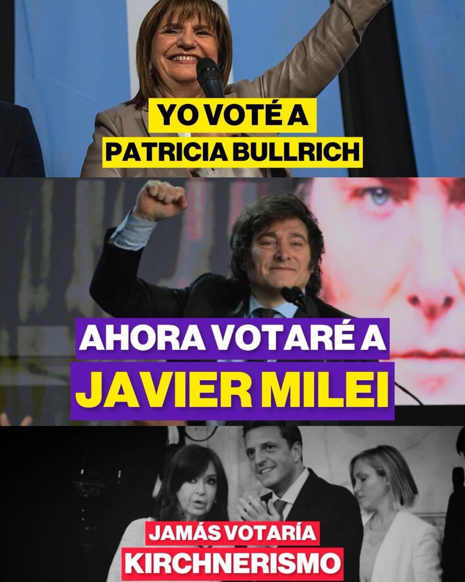 HdPoder's tweet image. Argentina pudiera convertirse en el referente que, dicte la forma en que AL será gobernada en los próximos 20 años. Se arriesgarán los argentinos a un nuevo reto, o seguirán reproduciendo el mismo modelo con iguales resultados?