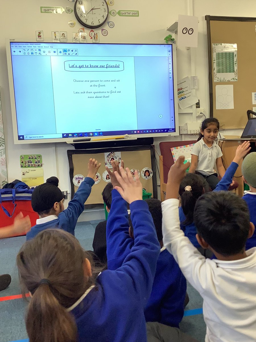 Rowlatts_TMET's tweet photo. Year 1 were learning about how to get to know the people around them in this weeks PSHE lesson. They were asking their friends some fantastic questions!
#RMPAPSHE https://t.co/TXWQyxhlPb