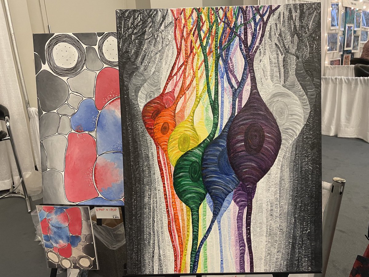 Kathleen Sluka (@ksluka0101) on Twitter photo Last day for #artofneuroscience <a href="/SfNtweets/">Society for Neuroscience (SfN)</a> - come see all 12 artists and take home a unique neuroscience present. #neuroart Last day for #artofneuroscience <a href="/SfNtweets/">Society for Neuroscience (SfN)</a> - come see all 12 artists and take home a unique neuroscience present. #neuroart
