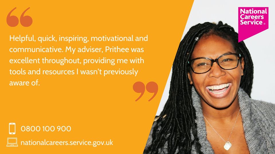 Our @NationalCareers Service advisers can help you to identify your career goals and develop an action plan to determine your next steps. Call 0800 100 900 or visit nationalcareers.service.gov.uk today for free advice! #AskNationalCareers #London