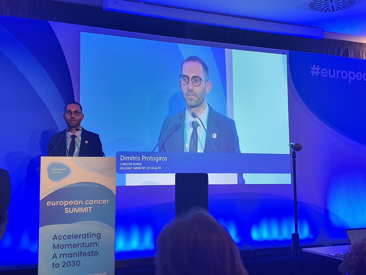 ConstantinaCloc's tweet photo. Congratulations to my lovely friend @demetrios_gr for his amazing presentation at ECO Summit 2023 in Brussels. YCP like you will rock in oncology field. 
#TRANSiTION @AndreasC466  #EuropeanCancerSummit #europeancancer https://t.co/RUBvePARfh