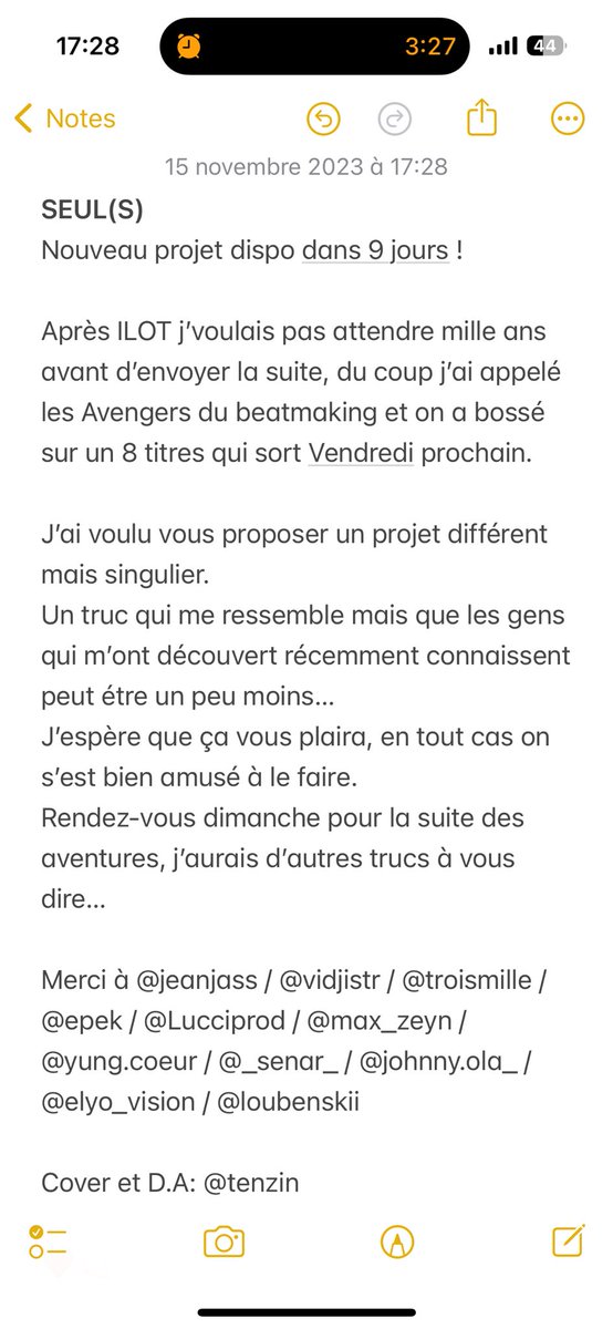 Sheldon75e's tweet photo. SEUL(S)
Nouvel EP le 24/11/23
8 titres - 11 beatmakers

⏩️⏩️⏩️ https://t.co/iXtGMJx9pf https://t.co/oIFrbakwzu
