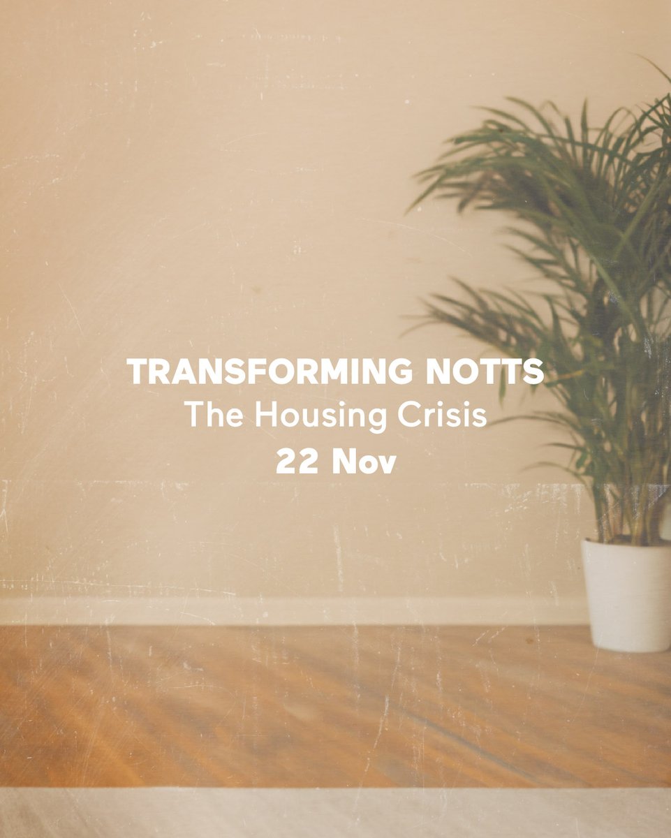 Join us next week on 22 November for the 'Nottingham Churches' Response to the Housing Crisis' Event. This event will be exploring how we can invest in compassion-focused housing solutions in our local communities. Find out more at trentv.org/housing.