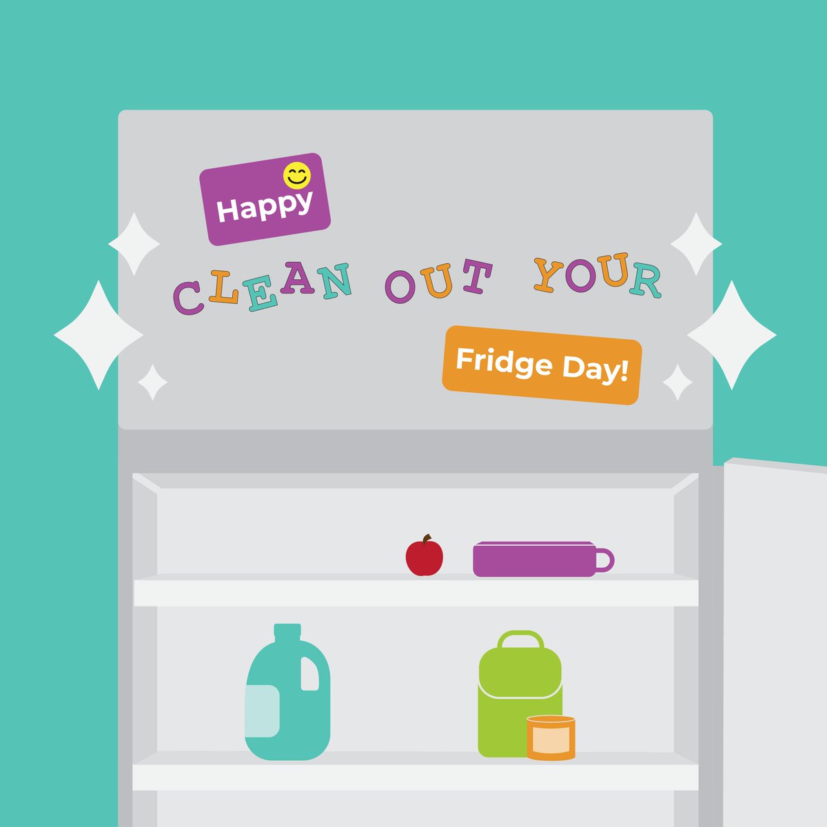 Regularly decluttering your fridge promotes healthier eating habits and reduces the risk of food spoilage. Show some love on #NationalCleanOutYourRefrigeratorDay. Your coworkers will thank you!