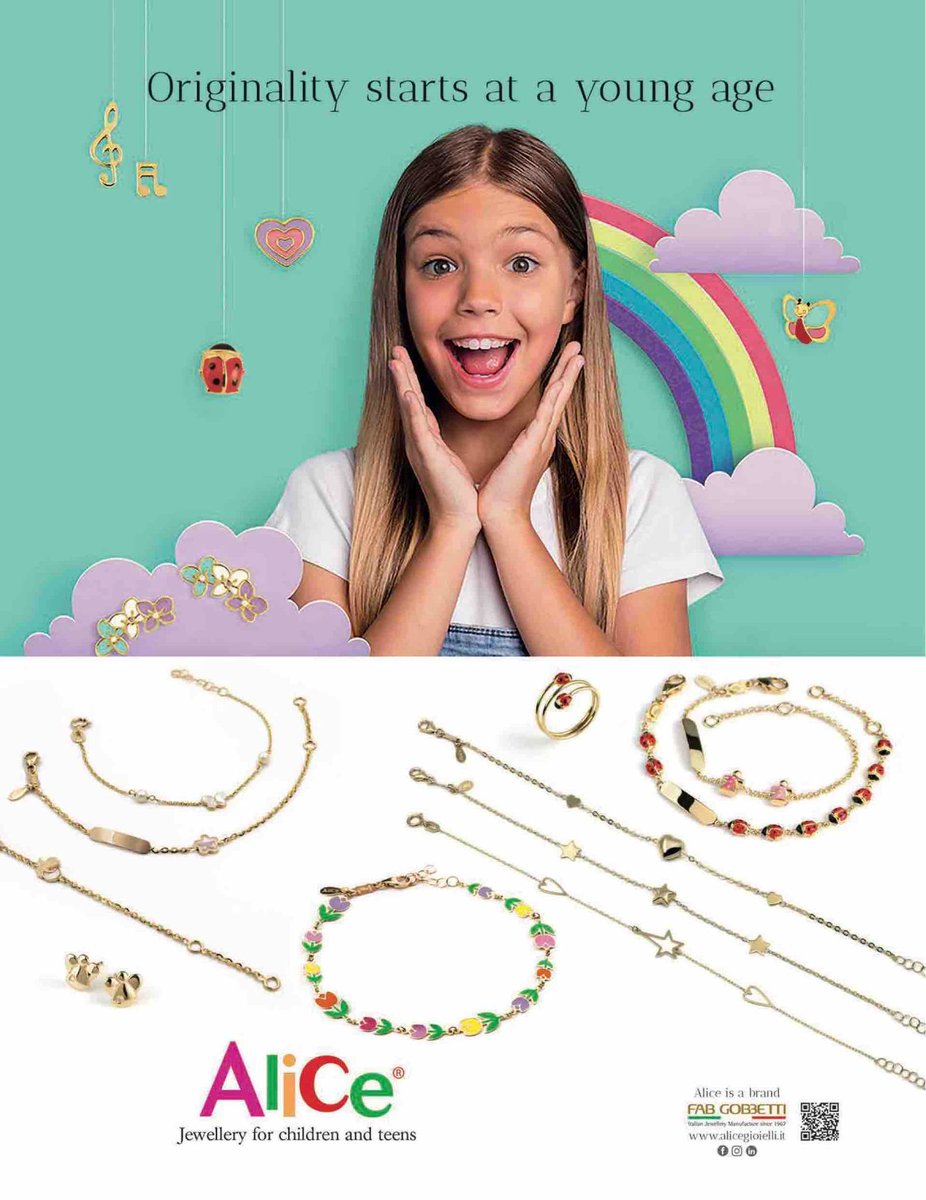 18Karati's tweet photo. Gold, silver, non-allergenic coloured enamels and details of fine goldsmith's craftsmanship: since 1967 #Alice  Gioielli creates #jewellery for children and girls, for those who want to make their important moments even more precious!
_
#18karati #babyline #gioielli #oreficeria https://t.co/VUCZNk9U1a
