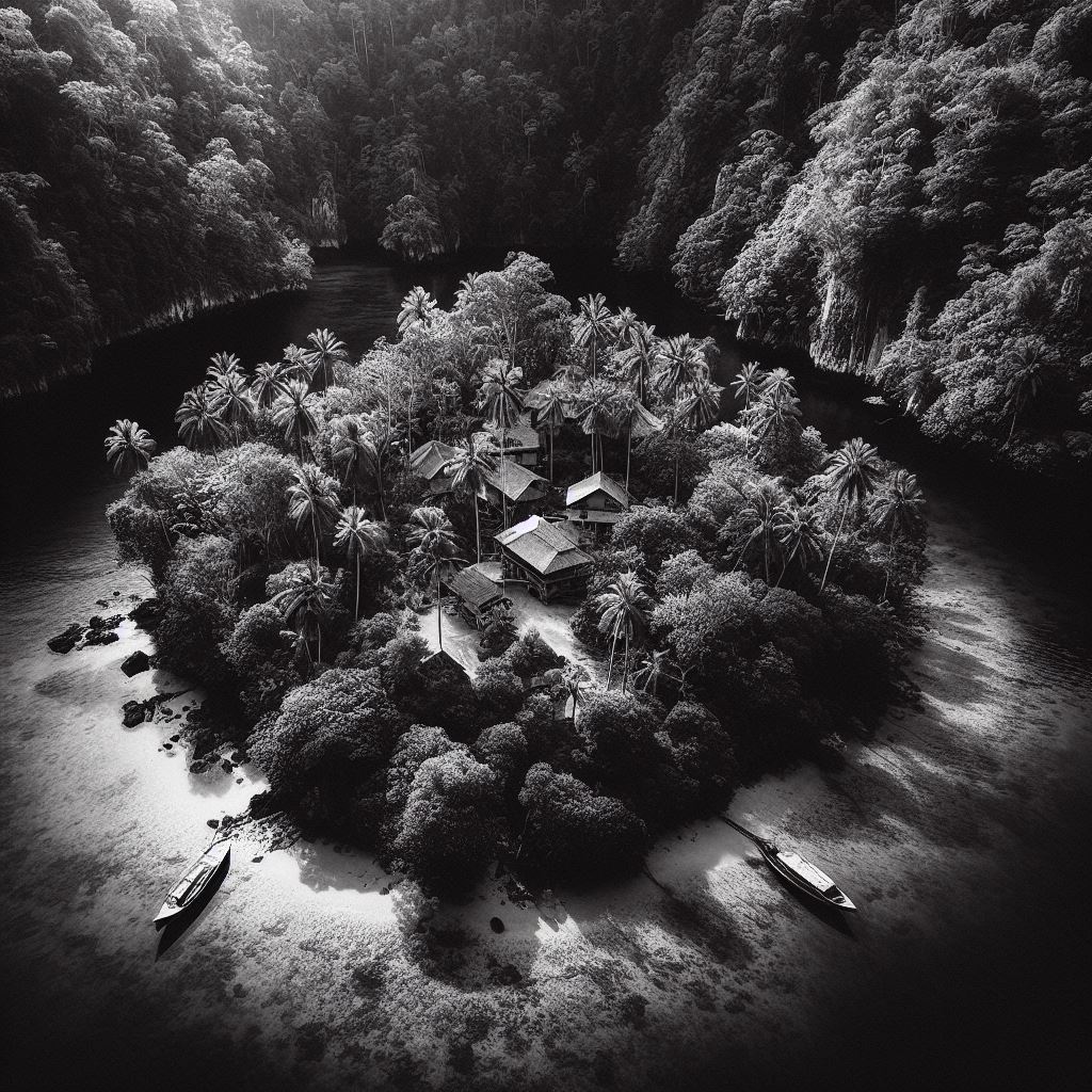 MarGomezH's tweet photo. La isla de Pingelap es una pequeña isla situada en el Océano Pacífico, que forma parte de los Estados Federados de Micronesia. En este remoto lugar sucede algo increíble: muchos ven en blanco y negro. 
Aquí el paraíso se ve de un color diferente. 

¡Abro hilo!😯🧵👇

(📷Bing/IA) https://t.co/p9mdzduNYd