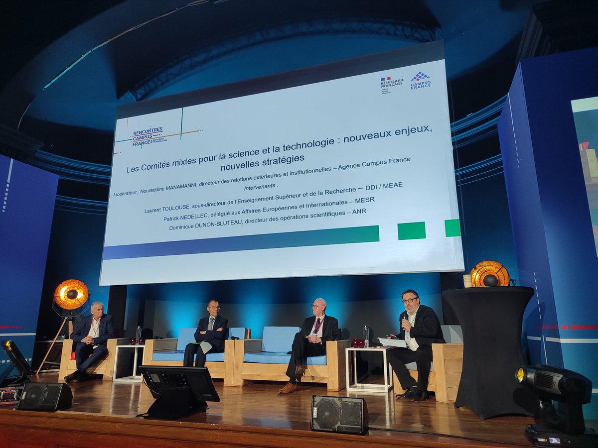 CampusFrance's tweet photo. #RencontresCF l 👉 Les Comités mixtes pour la science et la technologie : quels sont les nouveaux enjeux et les nouvelles stratégies ?
🗣️ Une réflexion menée entre Laurent Toulouse, Patrick Nedellec et Dominique Dunon-Bluteau. https://t.co/4kxL2eT0ew