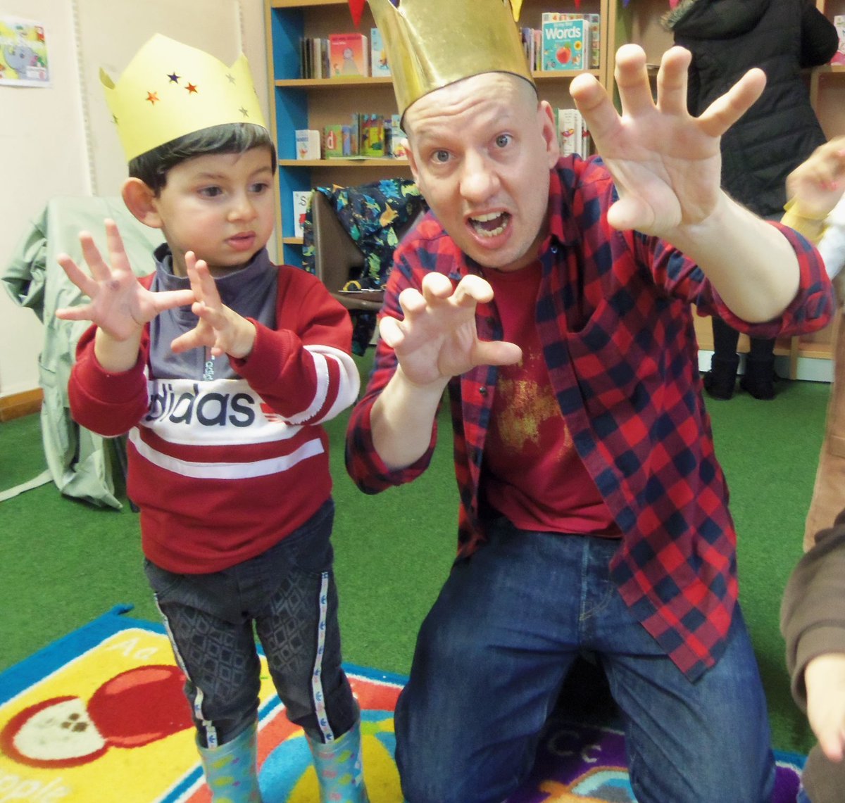 LancsLibraries's tweet photo. A wild rumpus at #NelsonLibrary to mark the sixtieth birthday of Where The Wild Things Are!
@SendakDay https://t.co/iDQlPuOFVv