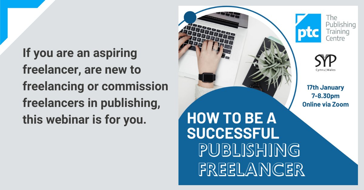 Calling new or aspiring #publishing freelancers! Don't miss our exciting panel event on 17 January 2024, in partnership with @SYP_Wales. Hear from three experienced freelancers on how to set up and run a profitable business. Find out more and book: bit.ly/40sGjEJ