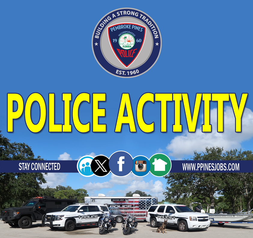 Officers are searching for a stolen vehicle suspect who fled on foot in the area of 10630 Pines Boulevard. In an abundance of caution, nearby Pines Lakes Elementary has been temporarily placed on 'Secure' while we search the area.