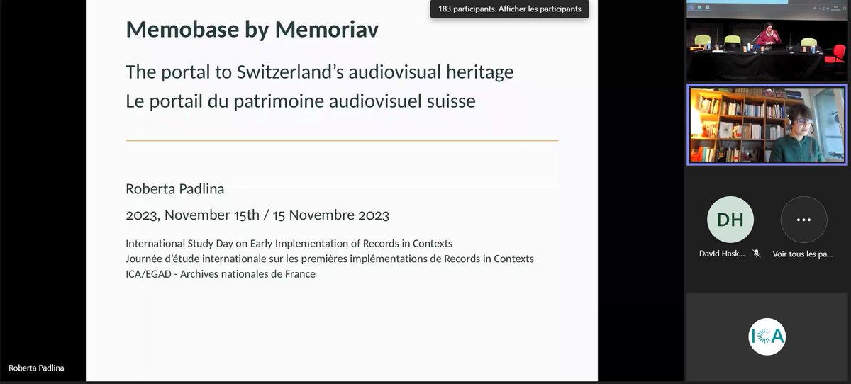 ICArchiv's tweet photo. The #EGAD #StudyDay concluded with a session on trans-institutional uses of #RiC.
The two final presentations provided a fascinating insight to uses of RiC in Switzerland and France. #Archives #ArchivalDescription https://t.co/7Mqr25kKnn