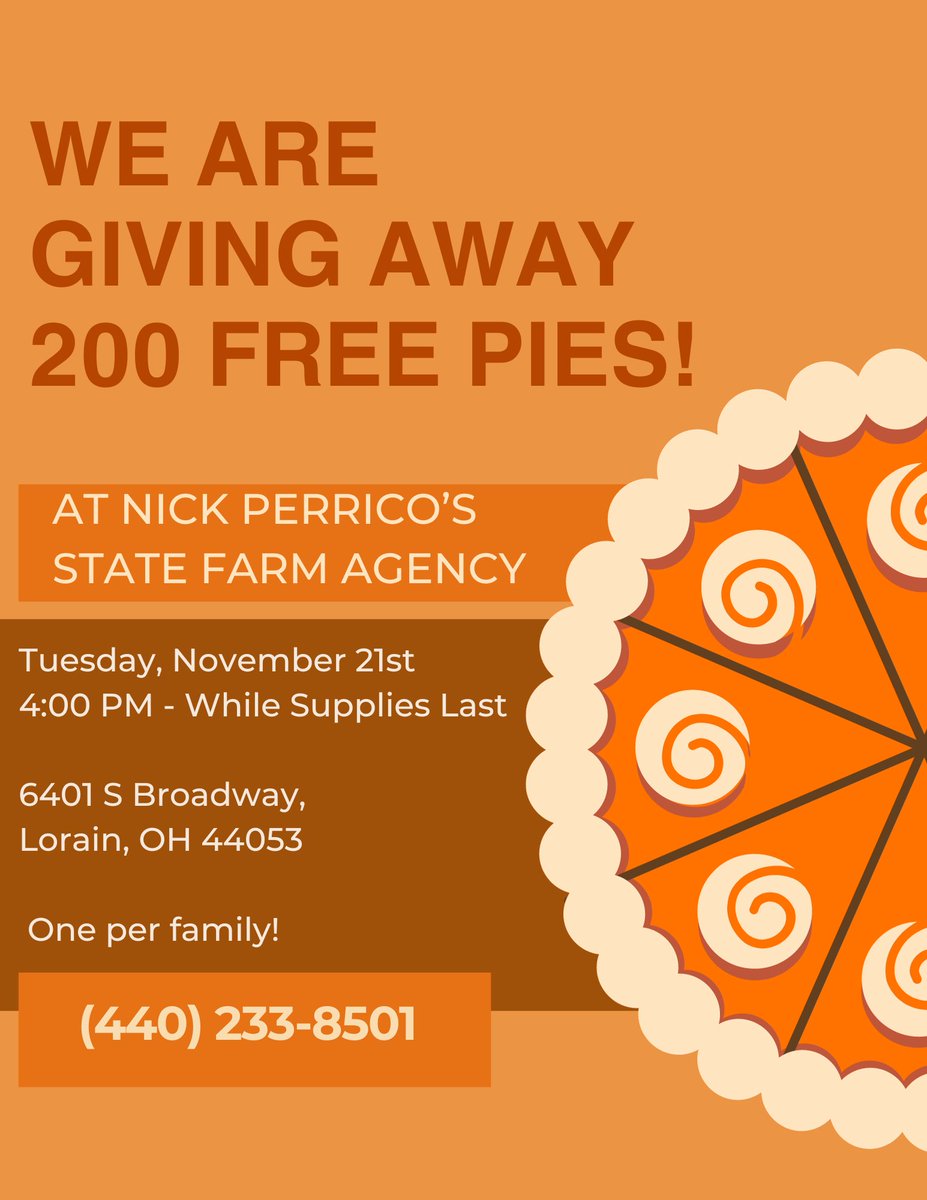 jamestown_16's tweet photo. Stop in for a Free Pie! https://t.co/NqKIuKppuy