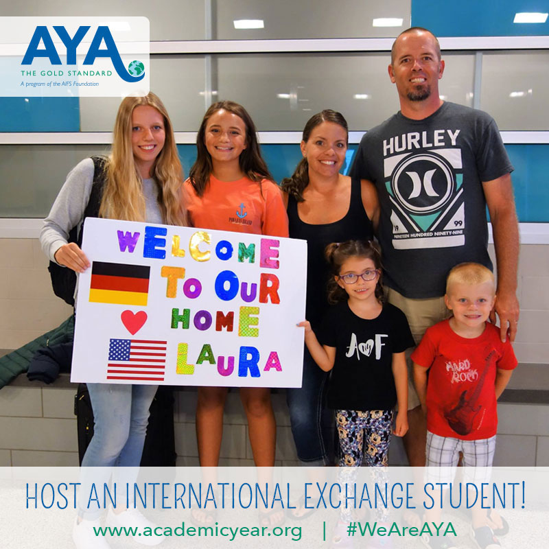 Hello Lincoln Families!
I am hoping to grow our global connections at LHS a family at a time! I have 6 wonderful kids who are excited to spend the 2nd semester here. Hosting is an amazing experience. 
Rory Angelosanto-Local Coordinator, AYA
roryscubamommy@gmail.com