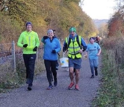 What an amazing inspiration loved running with ⁦<a href="/vernonkay/">Vernon Kay</a>⁩ today, for #childreninneed told him all about my running club Sole Mates and being a volunteer running coach - his team are amazing keep going you are a super star 🌟#topnorthernbloke
