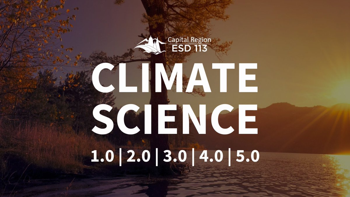 Earn STEM clock hours in this FREE Canvas course! Climate Science 1.0–5.0 is open! Register online at bit.ly/480SYSX #WeAreESD113 #ClimateScience