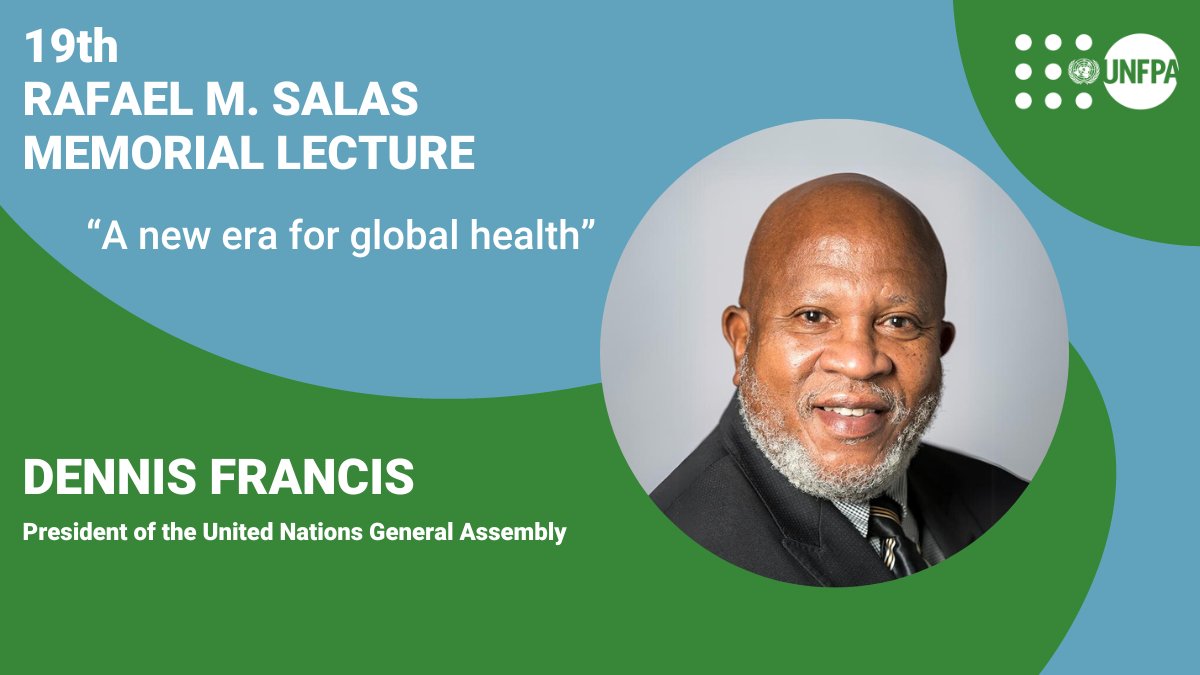 'Former @UNFPA Executive Director Dr. Rafael Salas once said: The question of population is not and must not be a matter of numbers only; it is a matter of human wellbeing.' — @UN_PGA, President of the @UN General Assembly 📽Watch the #SalasLecture: unf.pa/salas