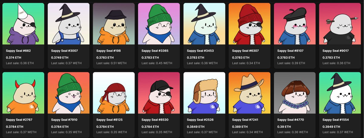 MetaCloudz needs your help @SappySealsNFT &amp; <a href="/wabdoteth/">wab.eth</a> 

We are looking to buy a Seal off the floor for our DAO.
We would love some help choosing which one!

Please can you help us decide!?
Which traits should we be looking for?

Comment below!

Thanks in advance!
#ARF #Sappyseal