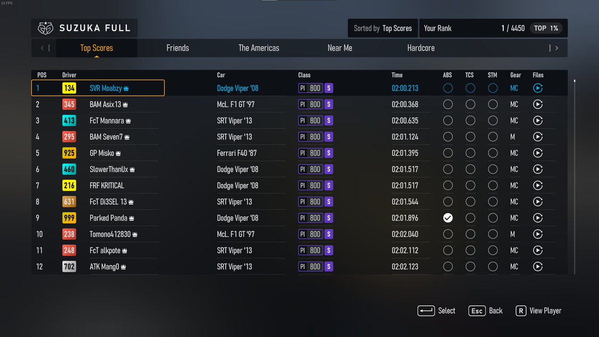 T_Lightning_S's tweet image. i know its early on but glad to see the viper being able to have some pace in this game :D