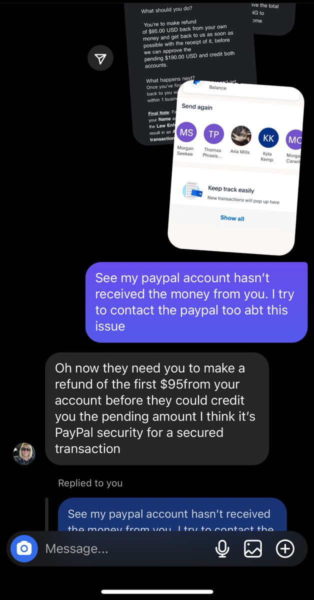 deaarts_'s tweet photo. Scammer Alert!!! Don’t make any transactions okay. Nasib la tak buat any transaction kt my paypal. Nk call paypal esok so that my account are safe 🥲 https://t.co/mSG9XB8I4Q