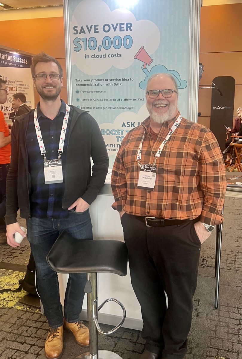 Calling all @SAASNORTH attendees! Want to learn how we connect startups, entrepreneurs, and small/medium size businesses to free cloud resources and next generation technologies? Make sure to stop by our booth and say hi 👋