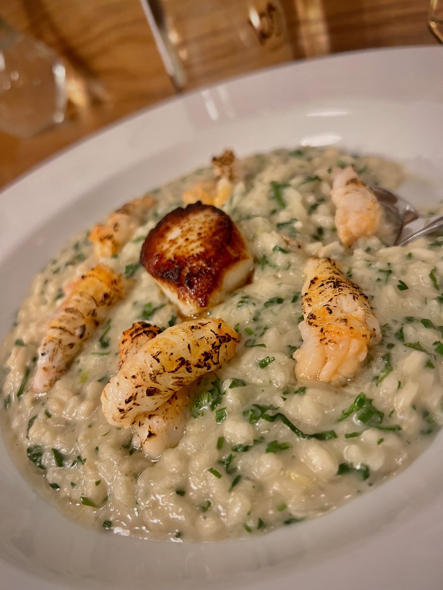 Couldn’t resist another helping 
A Lovely elegantly sweet prawn stock is the base of the dish 
Addictive