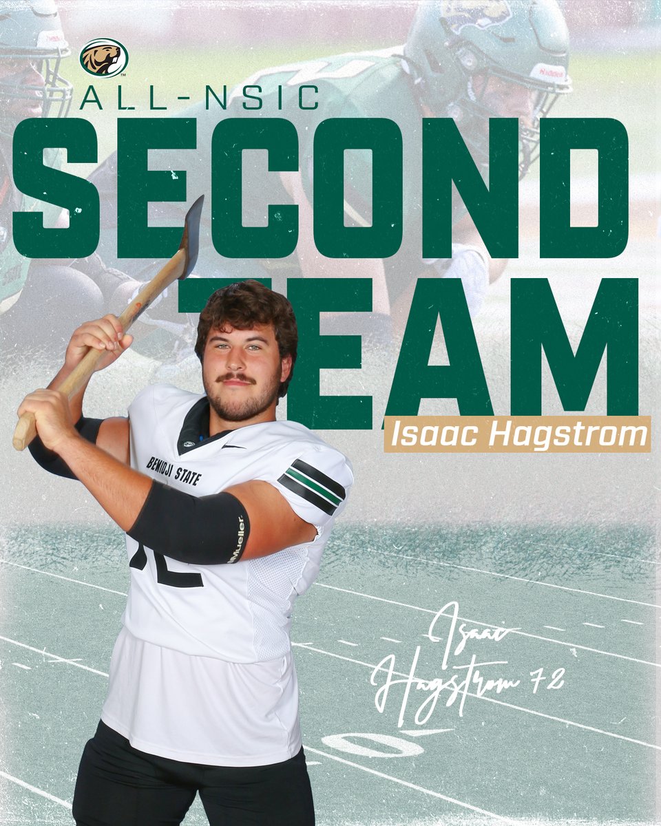 BSUBeaversFB's tweet photo. The All-NSIC Teams are out with the Beavers having 14 named all-conference!
Sage Booker, Ali Mohamed and Isaac Hagstrom were named to the All-NSIC Second Team Offense!

#GoBeavers #BeaverTerritory #GTA https://t.co/LFcDp3CUBd