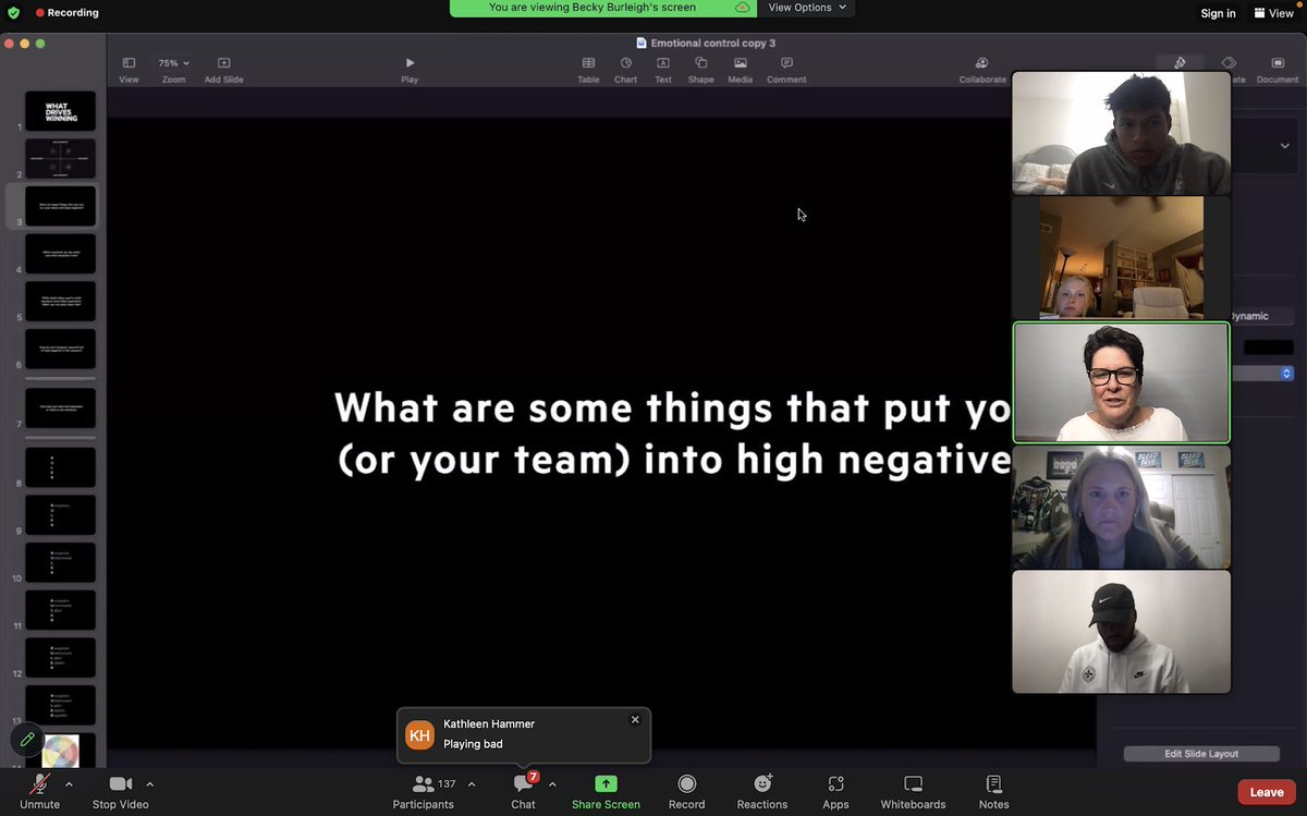 Great night last with <a href="/BeckyBurleigh/">Becky Burleigh</a>  and thanks for sitting down with our players from MO RL and IL RL to discuss <a href="/WDWconvo/">What Drives Winning</a>! 
#MTAG #WDW