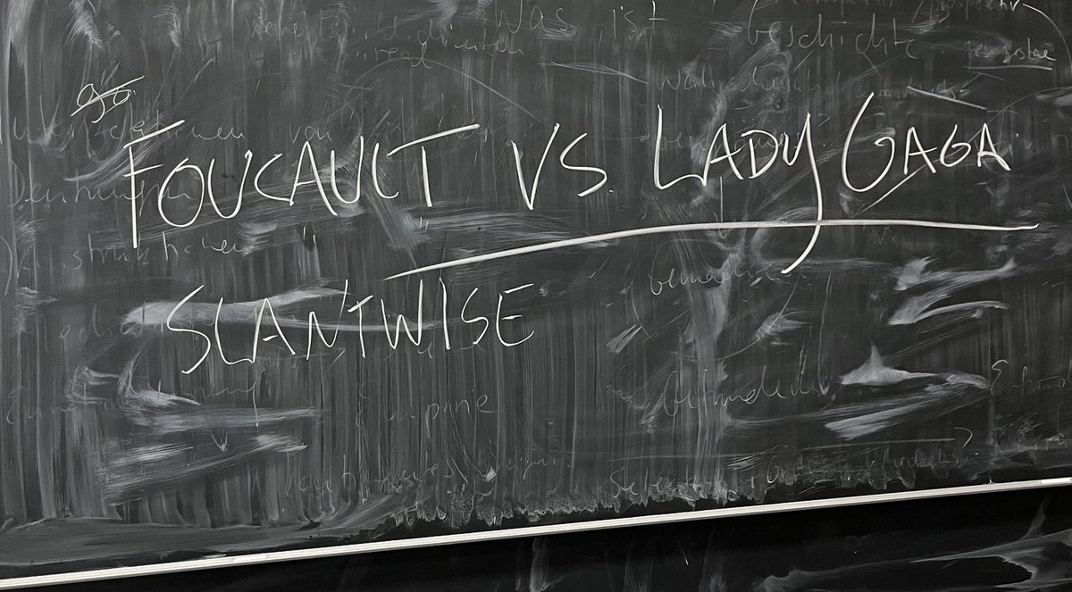 In my queer theory seminar at the FU today was for talking about “the gay science” and “friendship as a way of life.” We compared the Foucault hypothesis on sexual liberation and repression to the alternative.