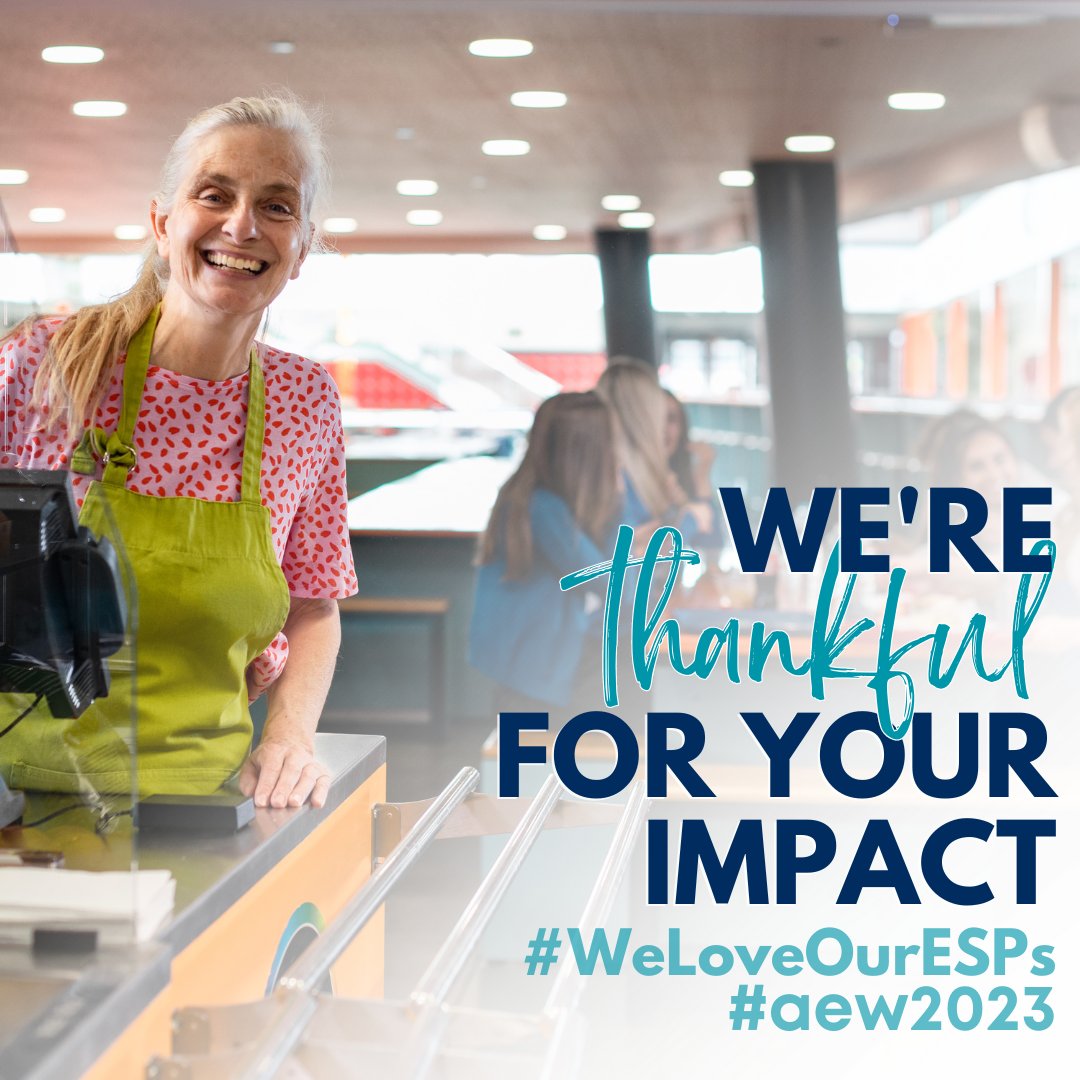Schools wouldn't be the same without Education Support Professionals and the valuable impact they have on students &amp; teachers every day. We are proud to serve you, ESPs! #WeLoveOurESPs #aew2023
