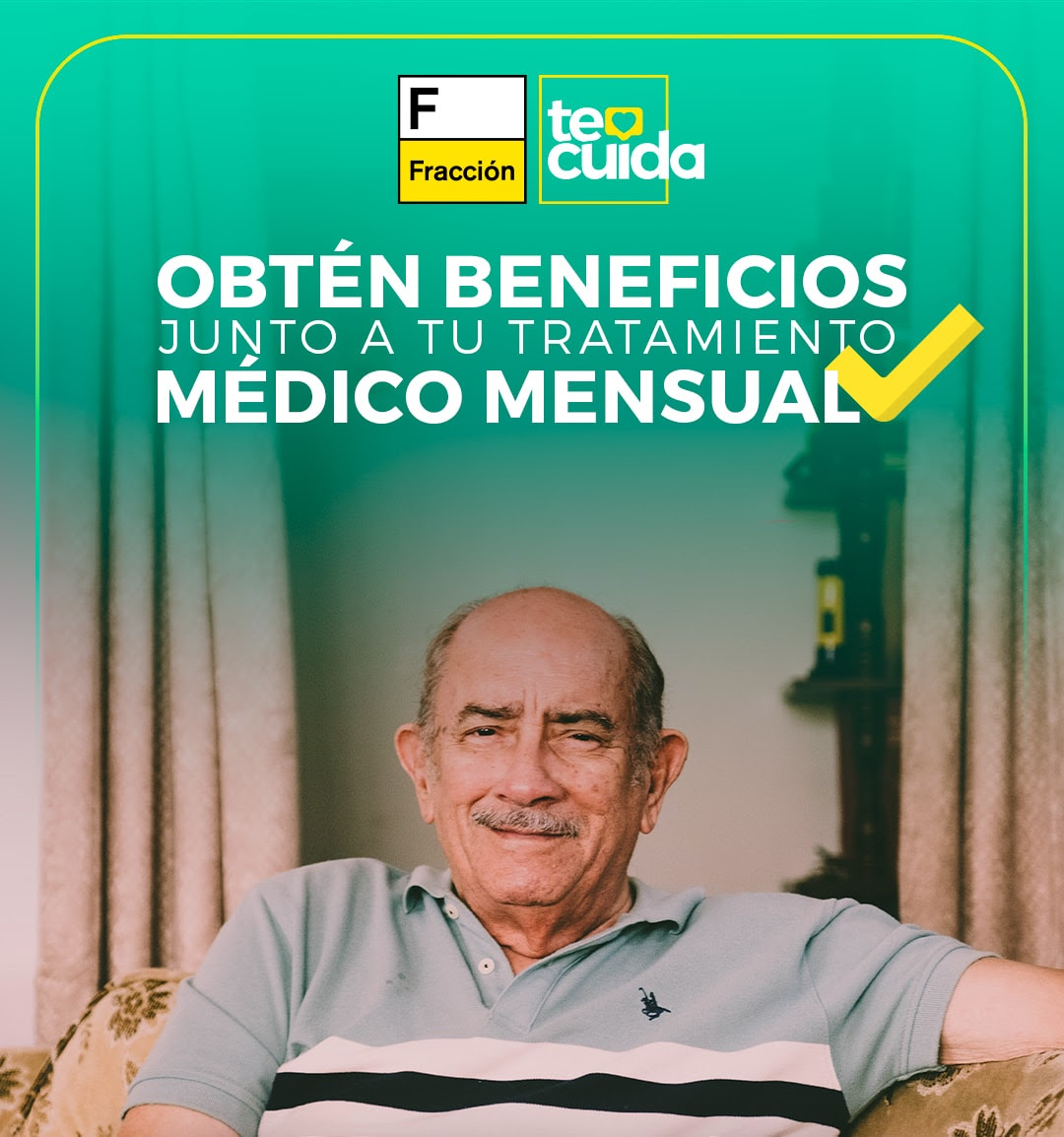 Con #FarmaciaFracción cuentas con despacho programado y mucho más a través del programa Fracción Te Cuida 💛 Obtén tus beneficios junto a tu tratamiento médico mensual ✔️
Conoce todos los detalles en fraccion.cl