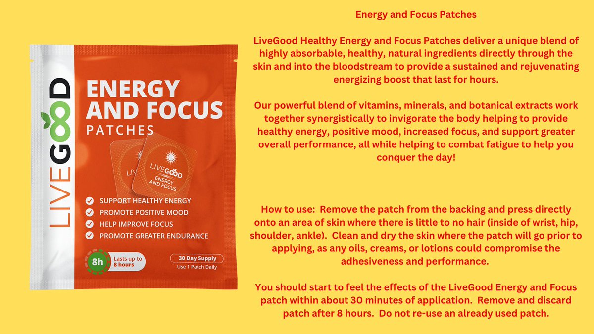 #livegood 
#health 
#healthyfood 
#healthylife 
#suplemenfitnes 
#suplemen 
#suplemendiet 
#livegoodcompany,
#livegoodproducts,
#usa
#uk
#canada
#india
#viral
#makemonyonline
#Wednesdayvibe 
#ViratKohli𓃵 
#IndianCricketTeam 
#HappyHump
#MSIgnite 
#EnergyandFocusPatches